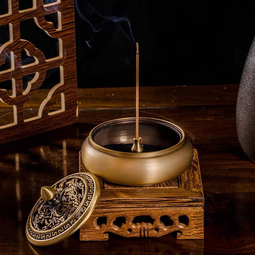 朱府铜艺铜制香炉 商品图2