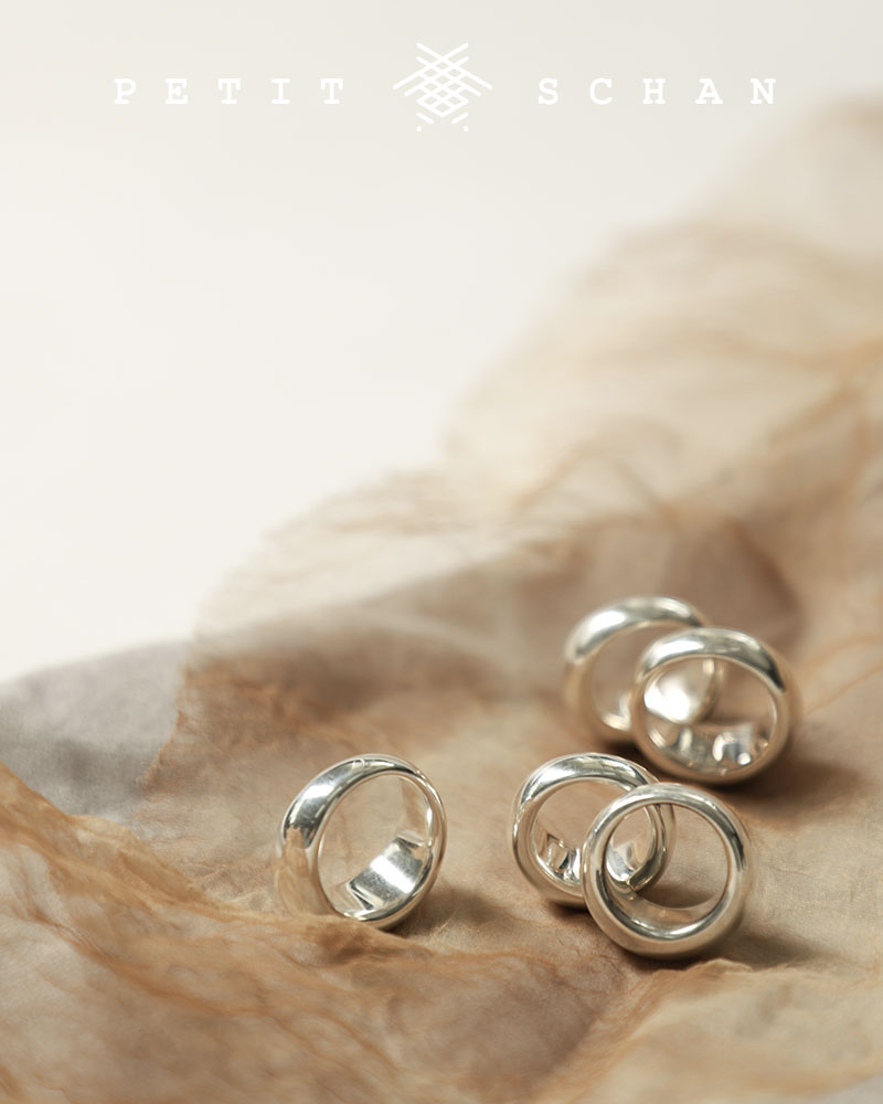 9000积分兑换  PETIT SCHAN小闪 fatty fatty ring 小胖墩儿 厚银制造重工925纯银戒指