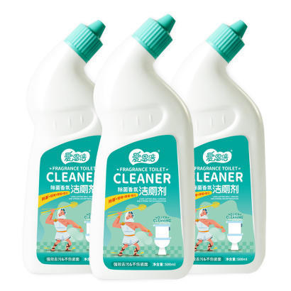 【3瓶装】爱恩倍洁厕灵马桶清洁剂清新除异味除菌洁厕灵500mlH【品牌直发】 商品图0