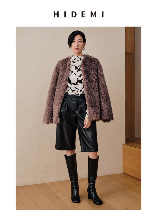 HIDEMI立体植绒印花上衣 商品图5