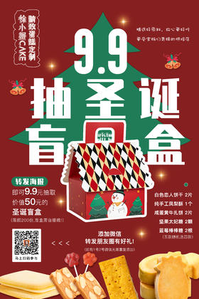 圣诞节9.9元盲盒~