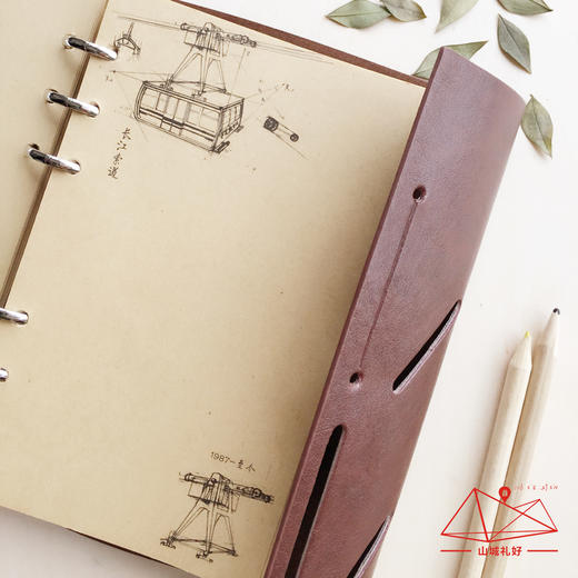 山城礼好记忆笔记本/山城/重庆原创伴手礼/旅游纪念品 商品图2