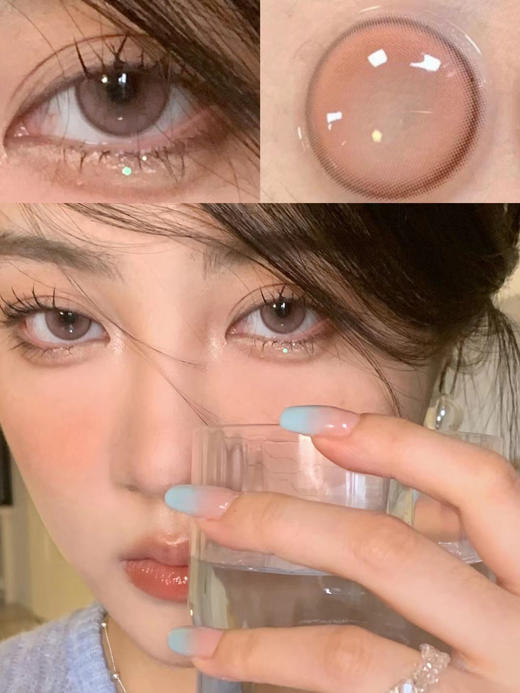 Boompop 日抛美瞳 蜜桃透棕「509」  直径14.1mm着色13.4mm 商品图3