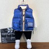 【帅气时尚 保暖舒适】男童马甲外穿2021新款洋气潮女宝宝冬装加厚坎肩儿童保暖棉衣背心 商品缩略图2