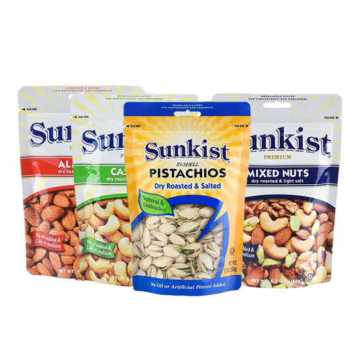 泰国新奇士干焗系列坚果 年货小零嘴/混合坚果150g/腰果160g/开心果150g 营养健康 059376/150435/059375 商品图0