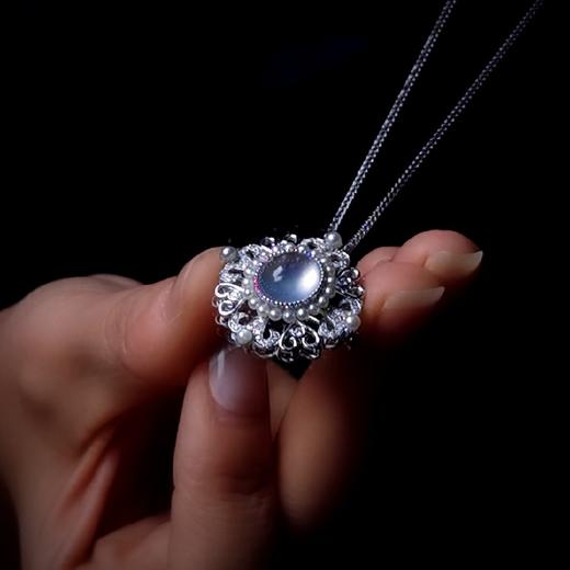 【繁星•皓月•天空之城】 项坠胸针两用款 商品图9