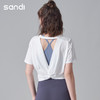 SANDI品牌短袖罩衫瑜伽服SL18002 商品缩略图2