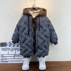 男童冬装棉服2021年新款洋气宝宝冬装夹棉外套潮小儿童中长款棉袄 商品缩略图0