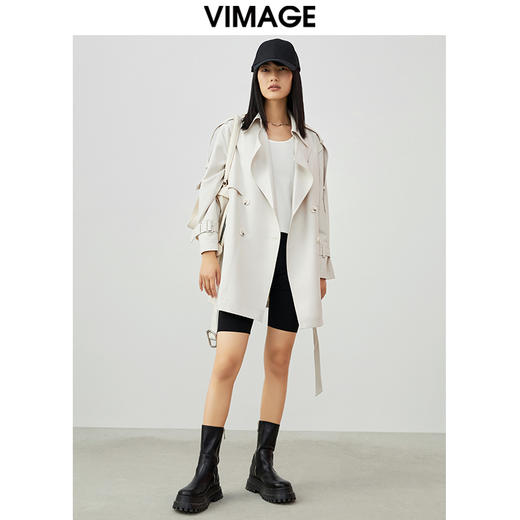 VIMAGE/纬漫纪V1704301风衣 商品图1
