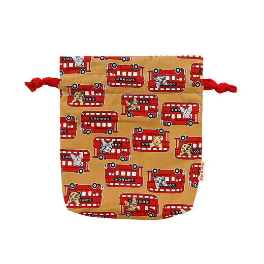 HUJI祤集Bobby收纳袋插画巴士猫咪 商品图1