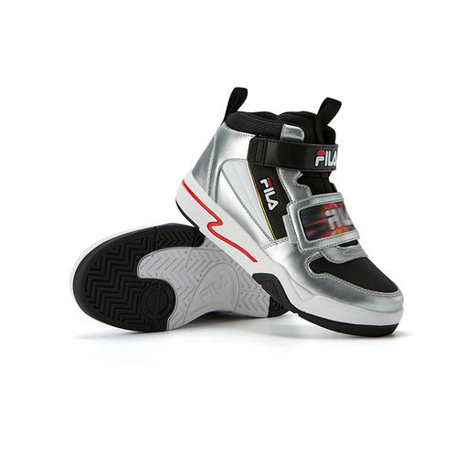 小斐乐童鞋儿童板鞋2021冬季新款男女童高帮潮流休闲鞋运动鞋K15B211301 商品图4