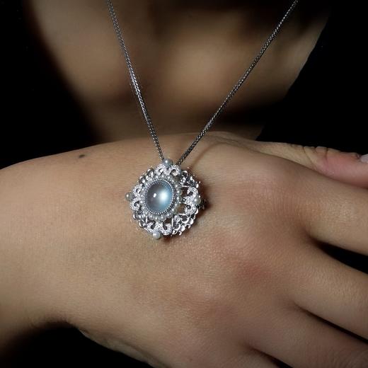 【繁星•皓月•天空之城】 项坠胸针两用款 商品图3