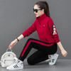 SP-57-8851 加绒加厚运动服套装女秋冬季2021新款加厚立领收脚裤两件套 商品缩略图0