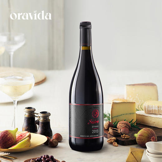 【女神节】圣剑西拉干红-oravida新西兰进口红葡萄酒2014*2瓶+赠800ml含气矿泉水2瓶 商品图5