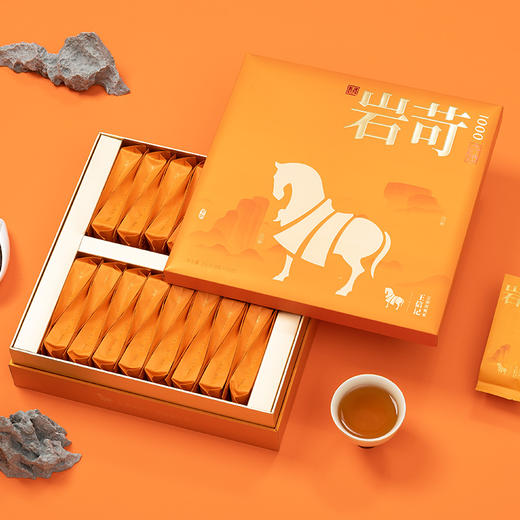 八马茶叶 特级武夷山岩茶岩苛系列大红袍乌龙茶茶叶礼盒装256g 商品图4