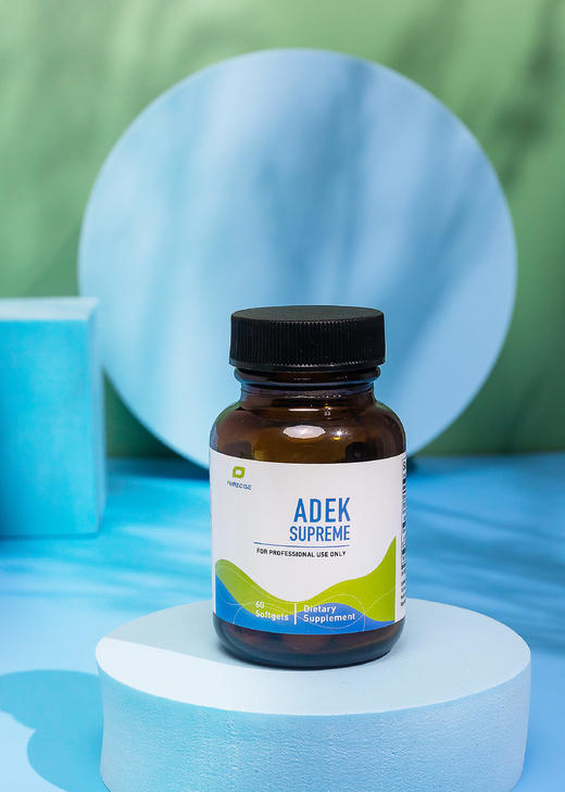 【脂溶性维生素D+E+A+K1/K2综合配方】ADEK Supreme两个月剂量 红色滴丸60粒 5000IU 每日所需脂溶性维生素 Purecise倍赛思 商品图6