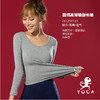 壁虎瑜伽【2112SY121】圆领高弹瑜伽长袖（有胸垫）【七十二小时发货】 商品缩略图0
