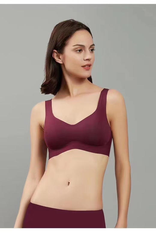 无限回购 2组垫 出口订单华款 专li猫耳杯设计无痕后开扣舒适内衣文胸 商品图3