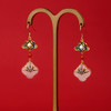s925银东方彩绘珐琅耳环女古法设计感耳坠中国风耳饰品礼物 商品缩略图4