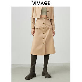 VIMAGE/纬漫纪V1706303半裙
