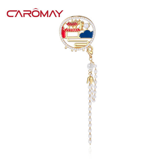 复古宫廷风发夹女气质流苏抓夹 商品图4