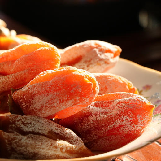 陕西【富平柿饼】流糖流蜜！比糍粑还糯，一咬蜜糖流浆~表皮附着糖霜，内里溏心十足！ 冬季甜蜜来袭，糖度30+！ 商品图5