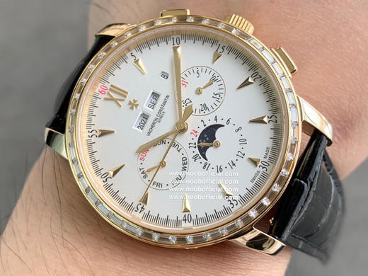 TWFactory，台湾厂力作，市场高版本江诗丹顿马耳他系列47112/000P_8915系列万年历多功能腕表，1：搭载与正品一致机芯，摆轮与正品完全一致，所有功能均可正常使用 商品图7