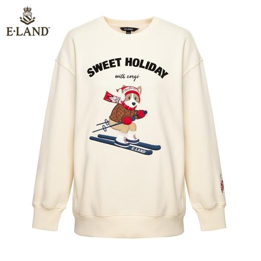 衣恋洋气螺纹圣诞款圆领卫衣EEMTB4CC8M 商品图4