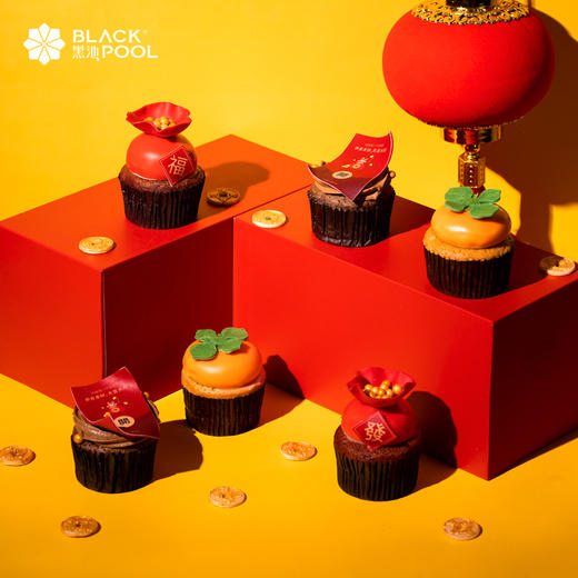 （兑换）【新年限定·虎轰轰】Cup cake杯子蛋糕，新年纷享礼盒 3种口味3种造型 6个装/12个装/24个装 商品图1