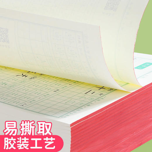 【抖音同款】1-3年级人教版语文同步正楷点阵描红练字帖 商品图6