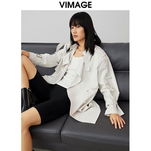 VIMAGE/纬漫纪V1704301风衣 商品图0