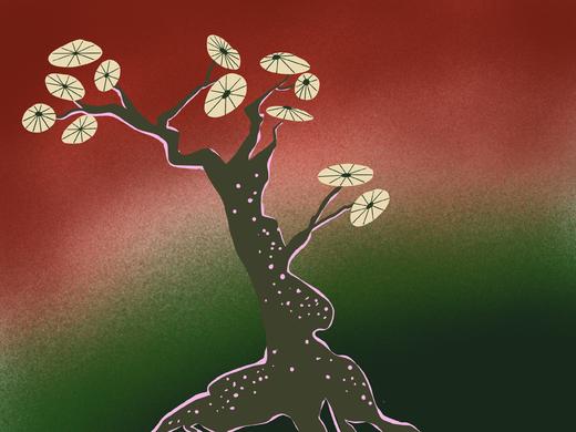 light on『松』｜A4插画 商品图1