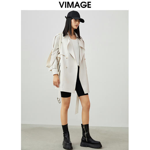VIMAGE/纬漫纪V1704301风衣 商品图2