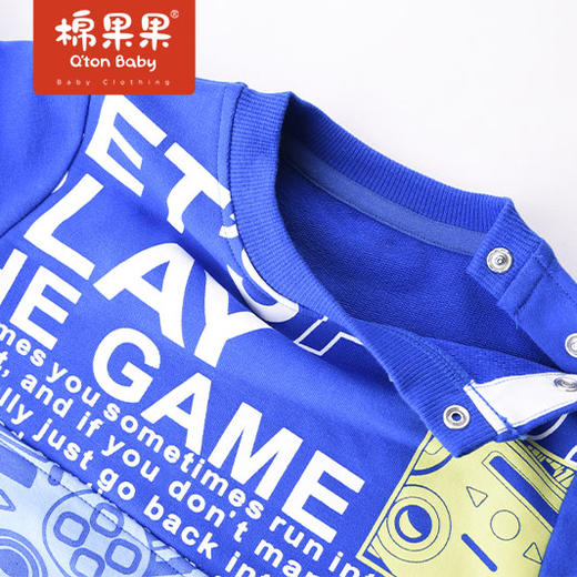 商场同款棉果果春季男童小毛圈圆领套头卫衣M112180222085 商品图4