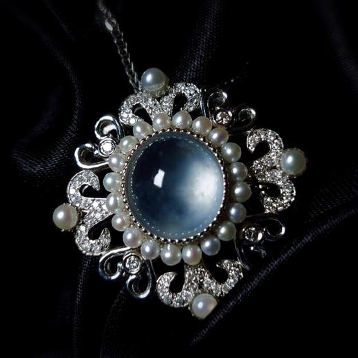 【繁星•皓月•天空之城】 项坠胸针两用款 商品图0