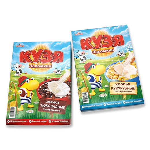 【中欧班列精选】WWJ 俄罗斯进口拉迈尔巧克力球谷物食品代餐玉米片早餐麦片 商品图0