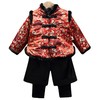 【精选优质面料 】宝宝拜年服中国风周岁礼服男童唐装女童过年汉服婴儿喜庆冬装套装 商品缩略图4