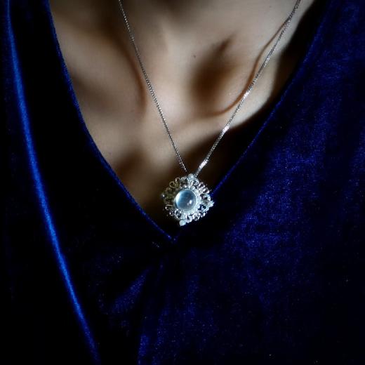 【繁星•皓月•天空之城】 项坠胸针两用款 商品图4