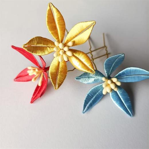 手工发饰发簪缠花成品小发钗汉服头饰古风配饰流苏原创 商品图5