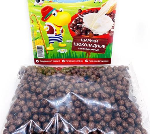 【中欧班列精选】WWJ 俄罗斯进口拉迈尔巧克力球谷物食品代餐玉米片早餐麦片 商品图4