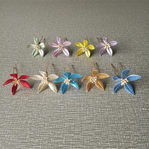 手工发饰发簪缠花成品小发钗汉服头饰古风配饰流苏原创 商品图2