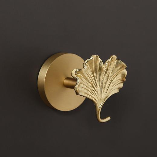 欧式轻奢复古黄铜免打孔免钉挂钩挂衣钩玄关门后创意壁挂墙饰挂钩 商品图5