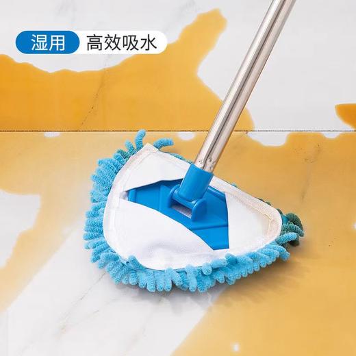 【去污不费力❗️无死角懒人拖把套装】洁净新科技干湿两用，可伸缩可旋转，轻轻松松擦房顶，可擦空调/马桶/玻璃/墙面/擦车，除尘掸子灰器扫把，年货春节过年大扫除特价清仓 商品图2