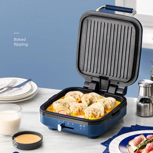摩飞电饼铛，煎烤烙炒样样精通，快手早餐、营养午餐、浪漫晚餐，被美食治愈的每一天，可拆卸设计，轻松清洗 商品图0