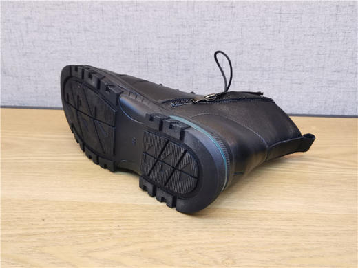 2021豪行冬季新款正品真皮舒适百搭加绒低跟女棉鞋短靴21455275 商品图5