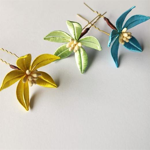 手工发饰发簪缠花成品小发钗汉服头饰古风配饰流苏原创 商品图4