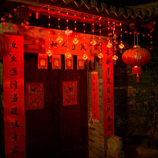 【一串串小灯笼，装满新春祝福】小灯笼挂饰树上阳台户外吊灯新年氛围装饰挂件红灯笼发光LED灯 商品图5