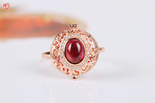 [ 凝香 ]  紫牙乌石榴石戒指 商品图0