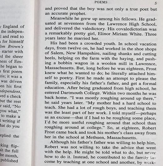 【中商原版】罗伯特 弗罗斯特的诗歌 英文原版 Robert Frosts Poems Paul Theroux 英文文学 英文诗歌 商品图6