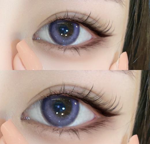 Lilian旗下 · 有仙气蓝紫 ·  狗狗眼高光款｜14.2mm中等直径｜韩国进口年抛 商品图4